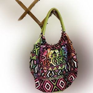 Multi-Colored Shoulder Bag.